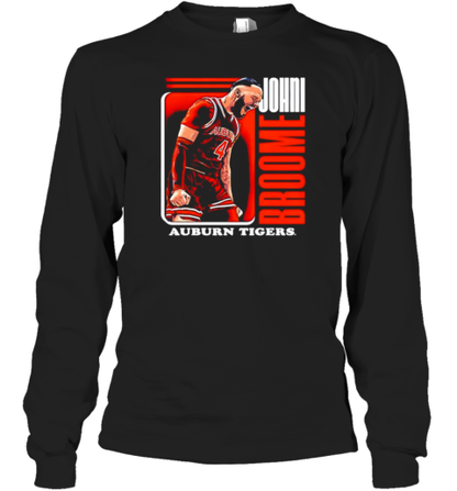 Johni Broome Auburn Tigers Shout Card T-Shirt