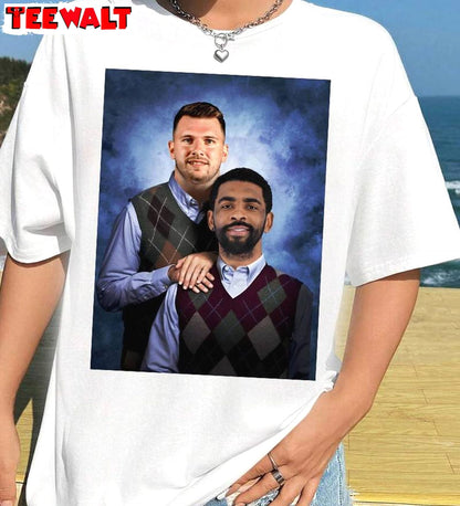 Kyrie Irvin Funny Sweatshirt , Comfort Luka Doncic Shirt Long Sleeve