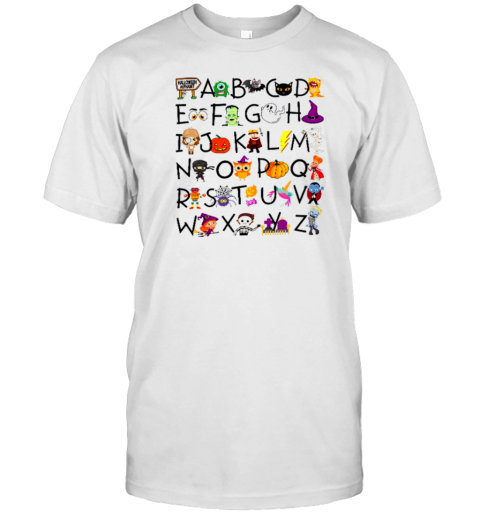 Halloween Alphabet T-Shirt - Style 2