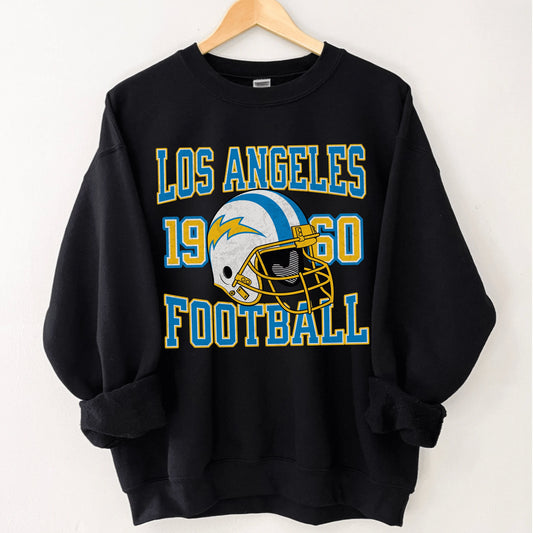 Los Angeles Football Sweatshirt - Vintage Charger Fan Gift For La Supporters