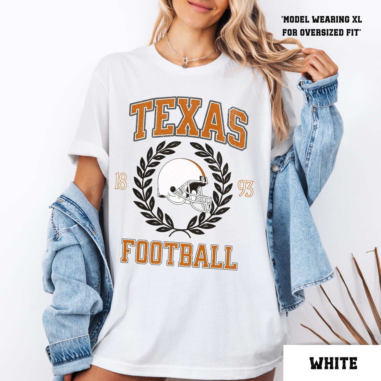 Texas Football Sweatshirt, College Game Day Shirt, Varsity Texas Apparel