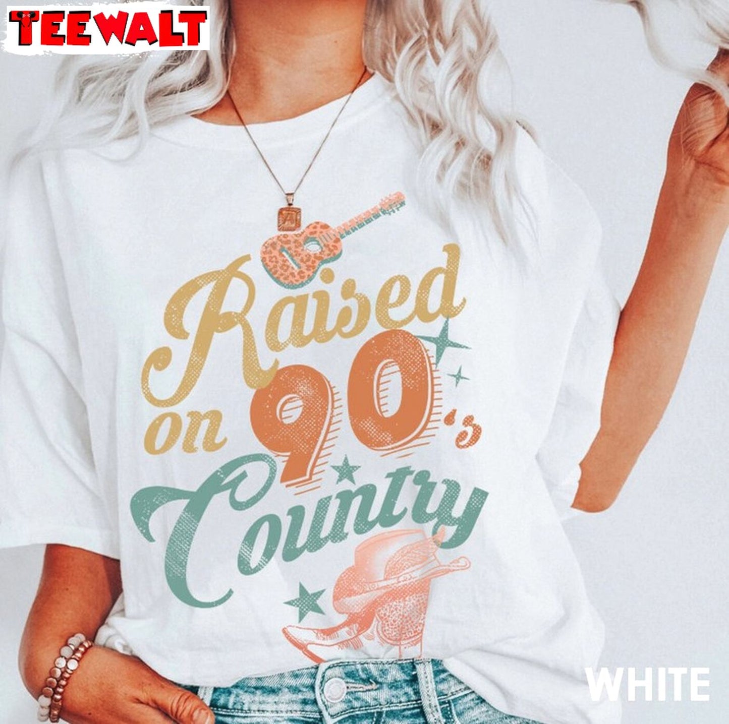 Country Music Cool Design Sweater, Limited Raised On 90's Country Shirt Tank Top