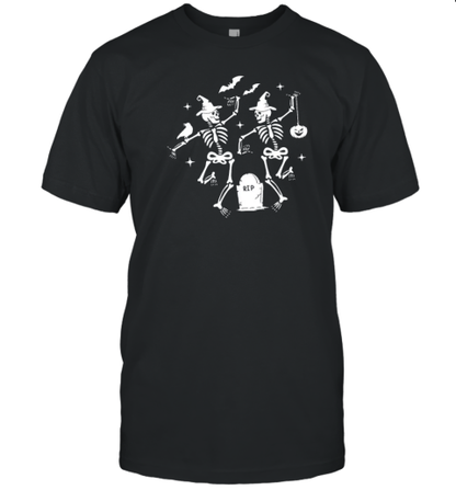 Dance Skeleton Halloween Teacher T-Shirt - Style 2