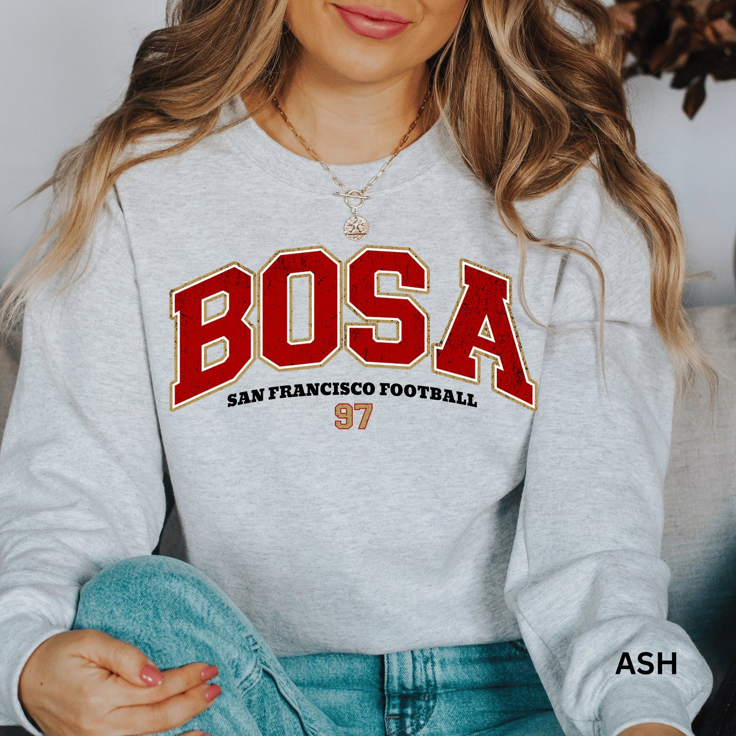 Nick Bosa San Francisco Football Sweatshirt, Vintage Crewneck For Fans