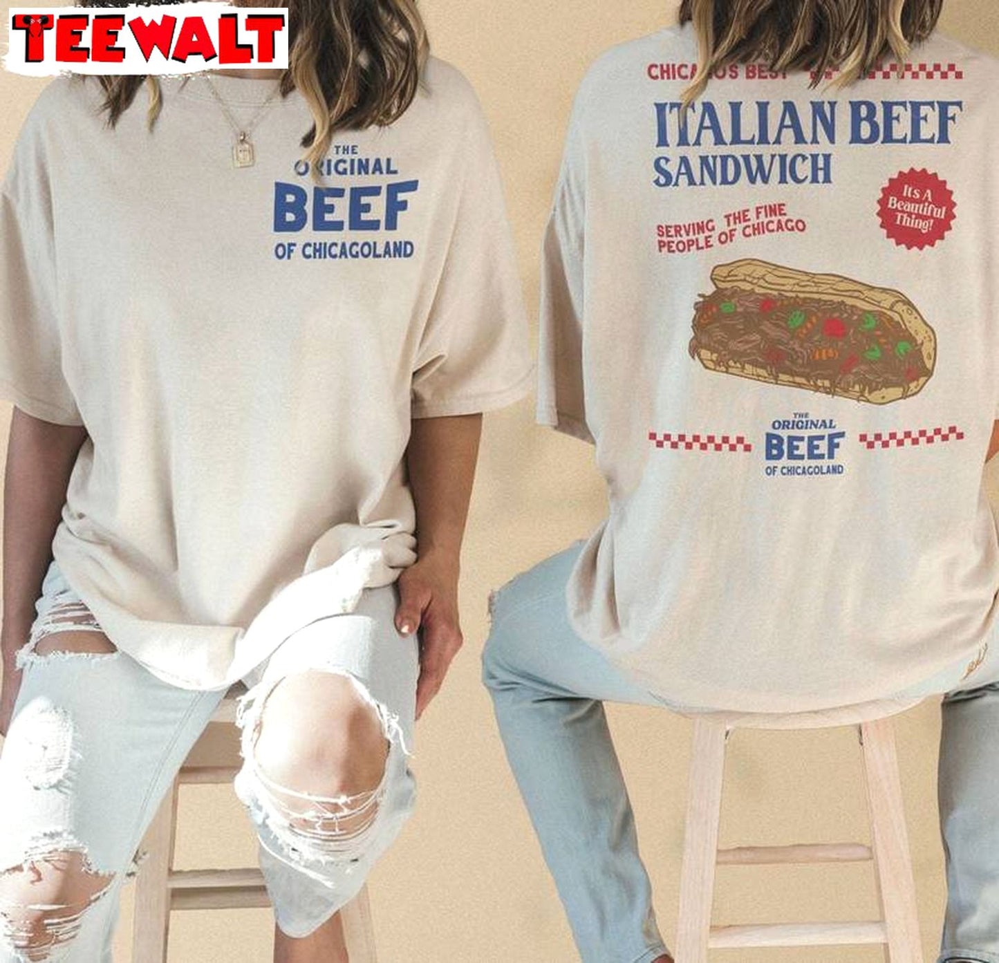 Cute Italian Beef Sandwich T Shirt, Must Have The Bear Tv Show Shirt Short Sleeve