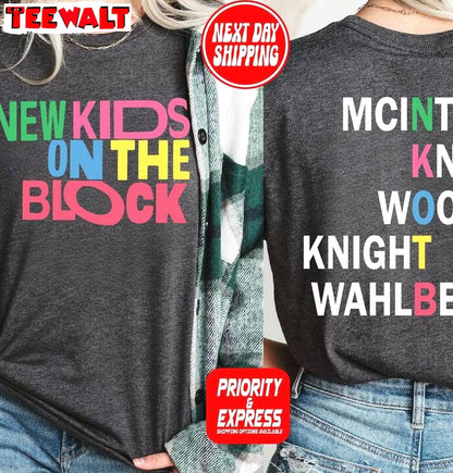 Cool Design New Kids On The Block Shirt, Nkotb 2024 Concert Unisex Hoodie Short Sleeve