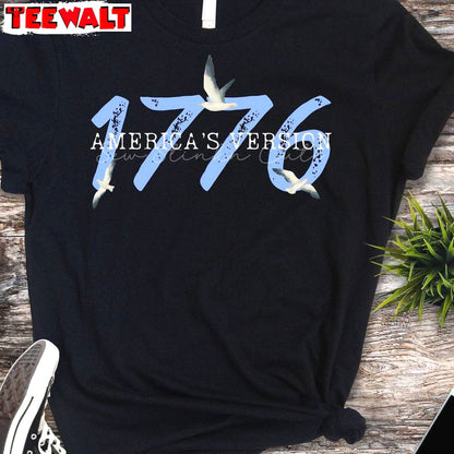 Funny 4th Of July Sweatshirt, Trendy 1776 Americas Version Shirt Unisex Hoodie