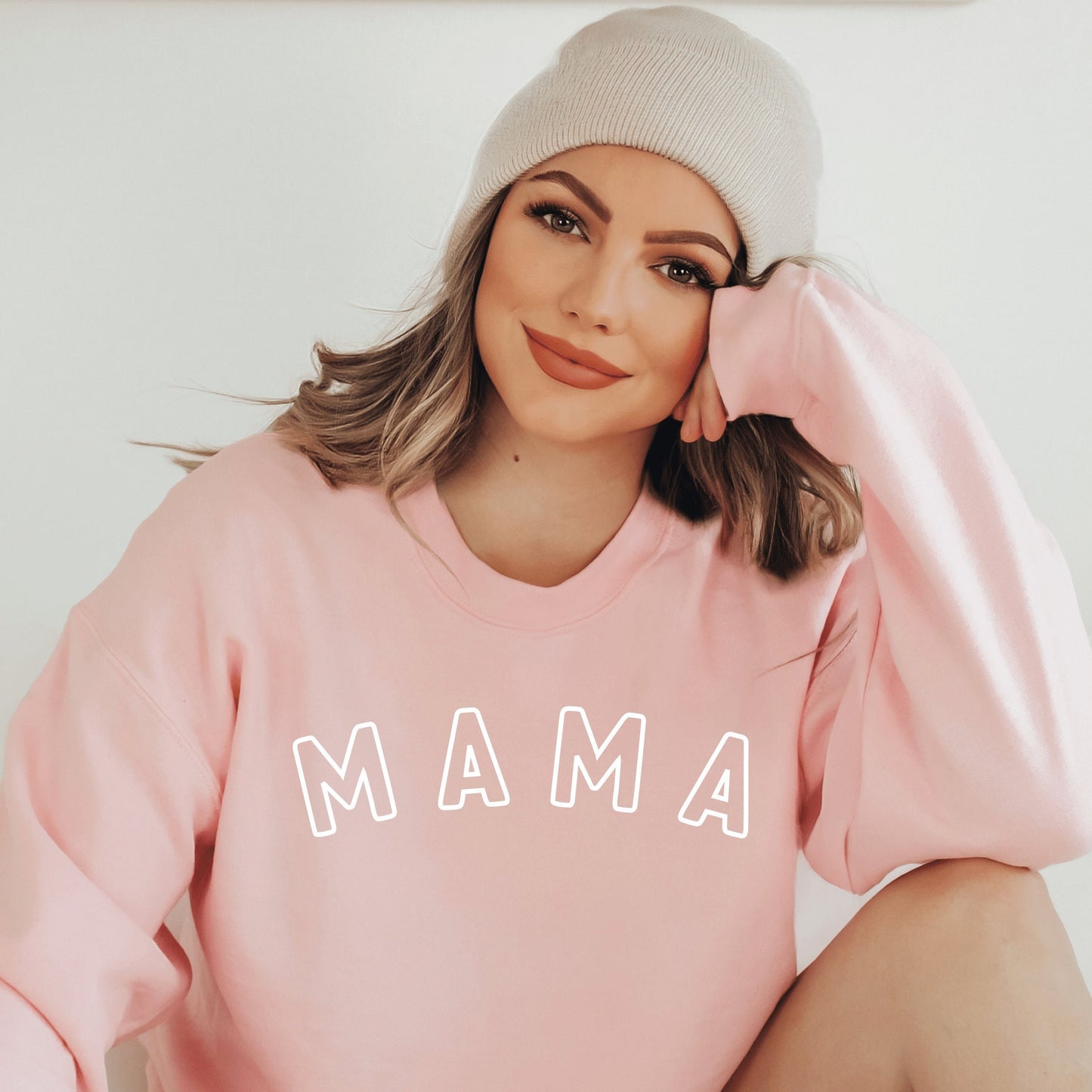 Embroidered Mama Sweatshirt - Perfect Gift For New Moms & First Mother'S Day