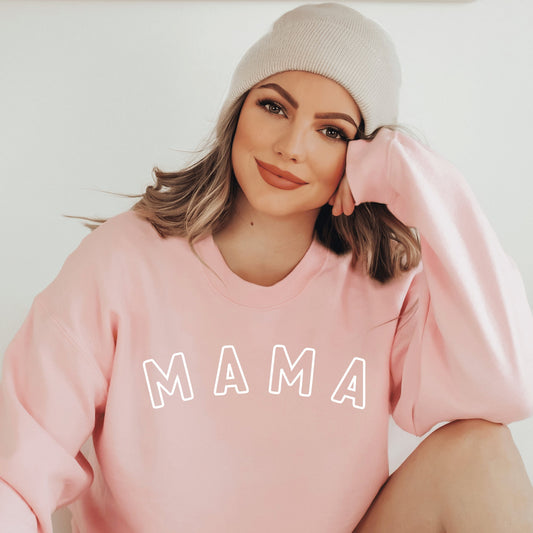 Embroidered Mama Sweatshirt - Perfect Gift For New Moms & First Mother'S Day