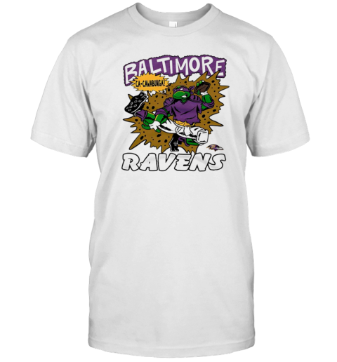 Baltimore Ravens Ninja Turtles Donatello T-Shirt