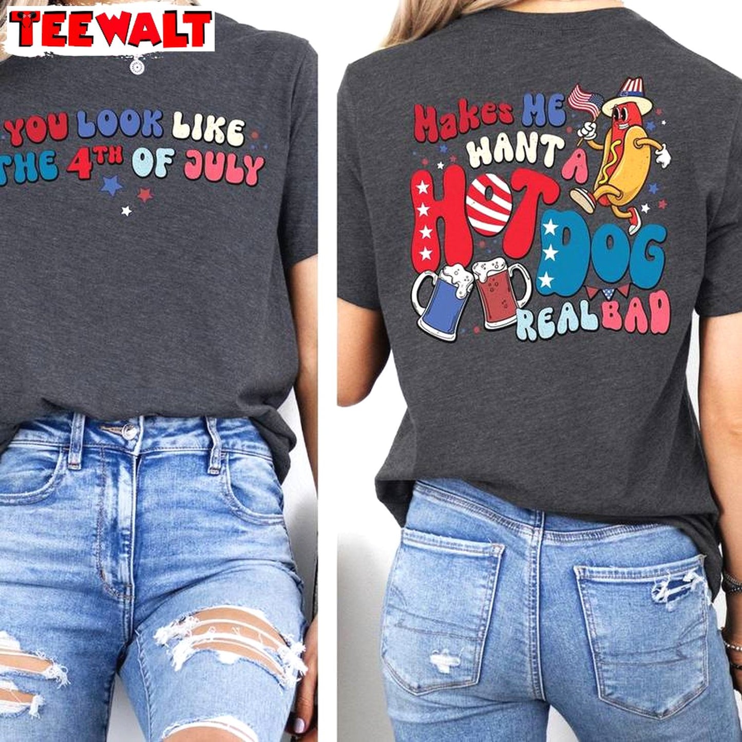 Trendy Independence Day Sweatshirt , Limited You Look Like The 4th Of July