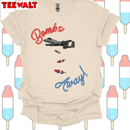 Bomb Pop S Away Multiple Air Trendy Short Sleeve