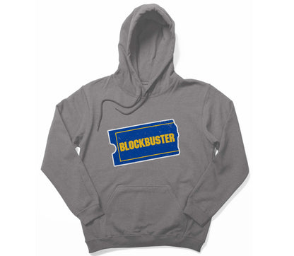 Blockbuster Video Vintage Hooded Pullover Sweatshirt Tall