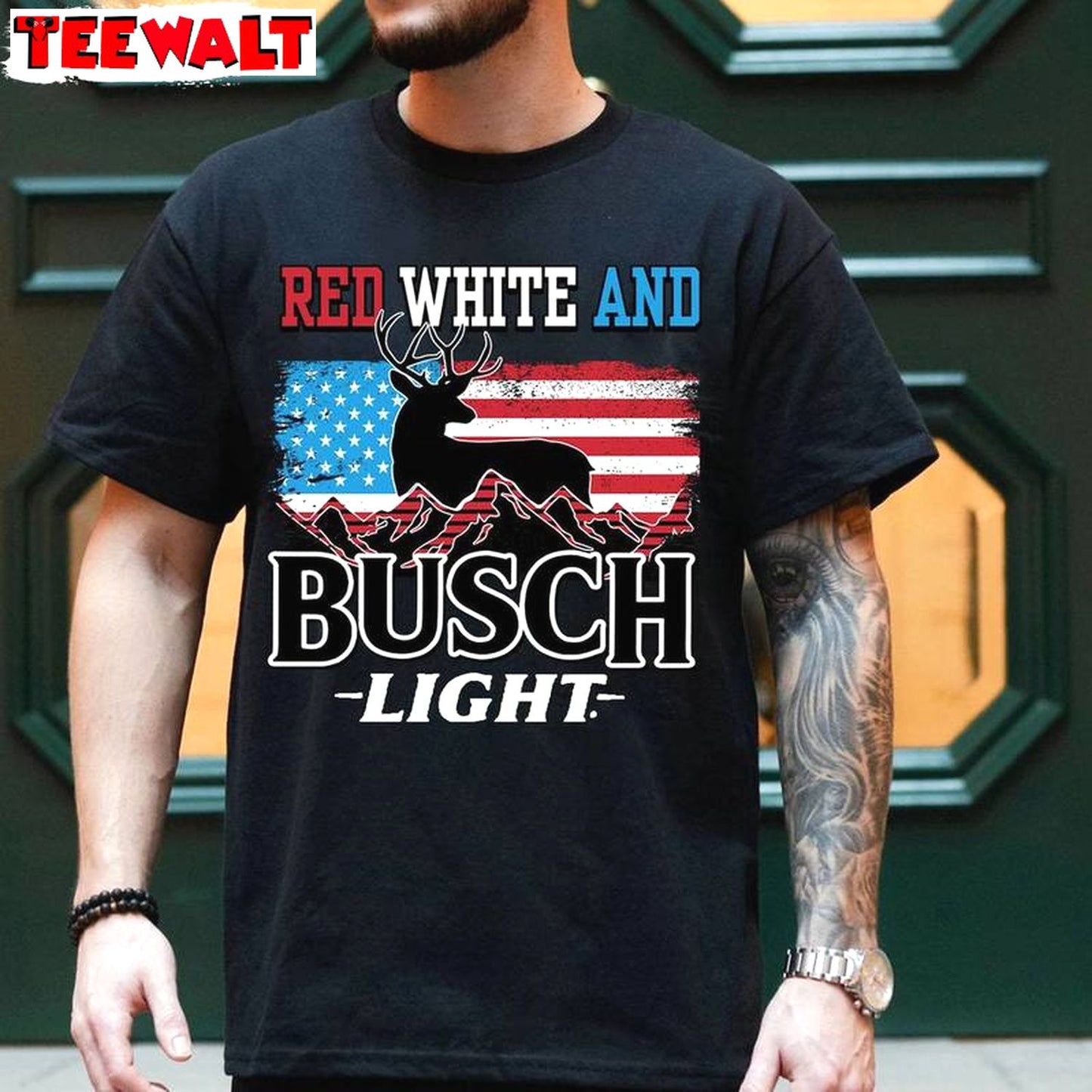 Independence Day Unisex Hoodie, Limited Red White And Busch Light