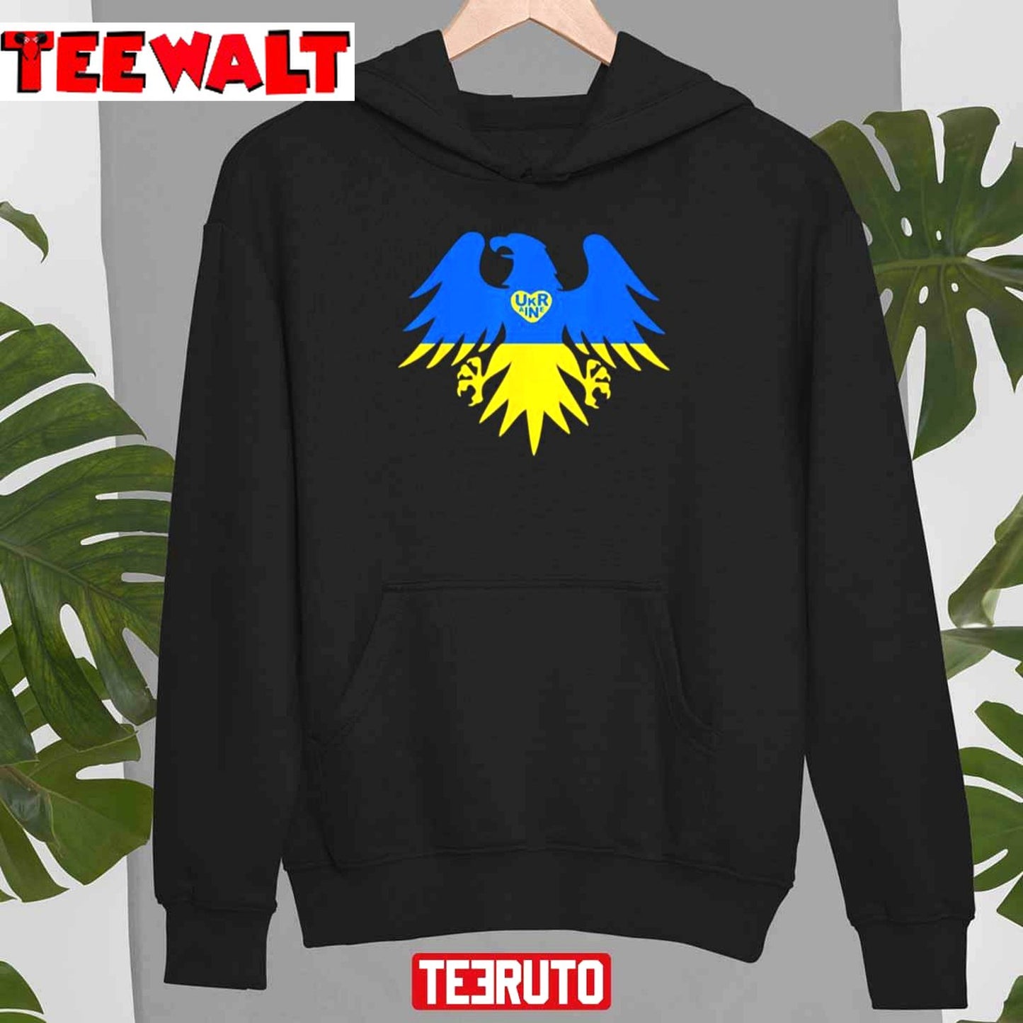 Best I Stand With Ukraine Support Ukraine Eagle Ukrainian Flag Unisex T-Shirt