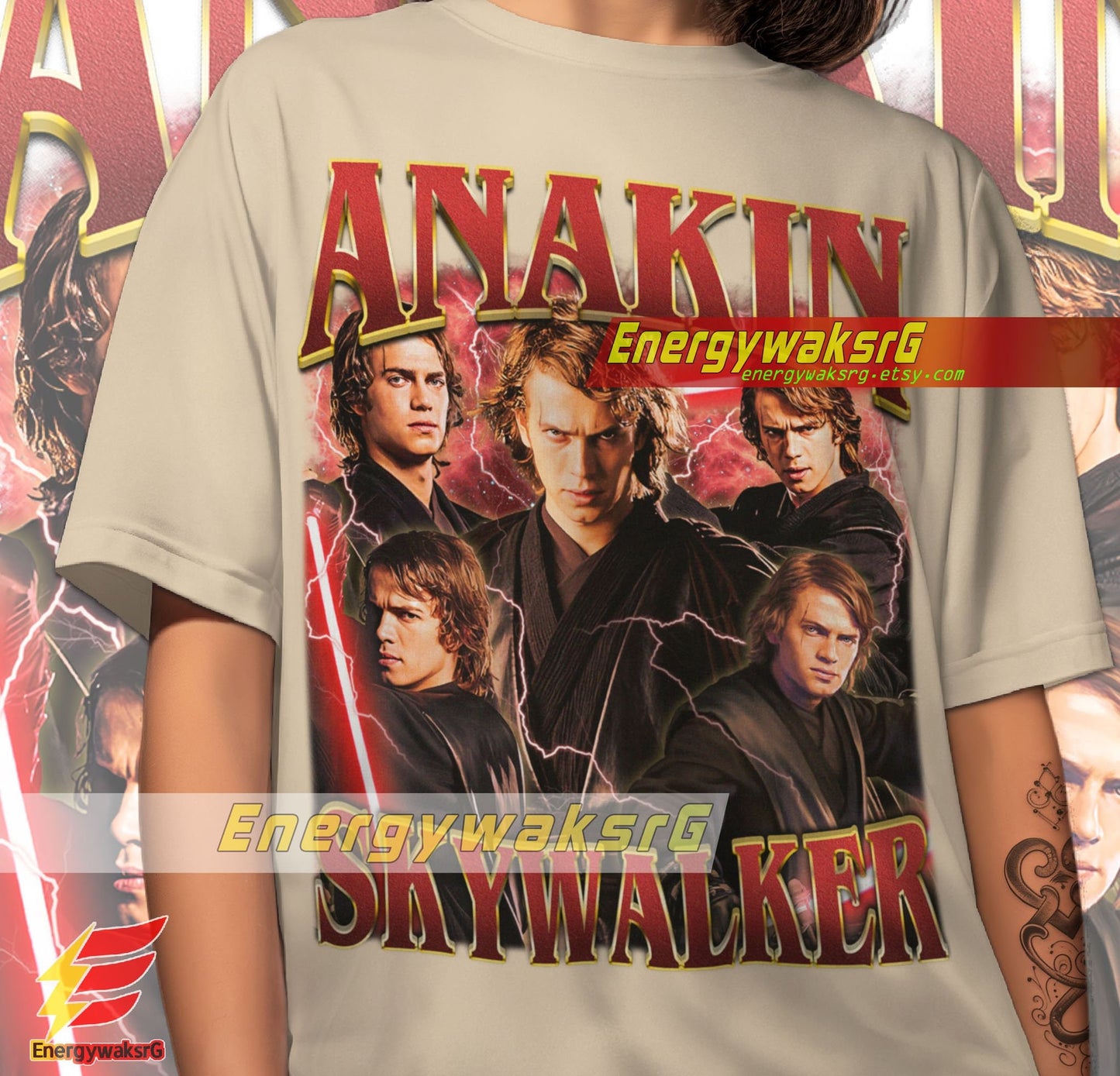 Anakin Skywalker Vintage 90'S T-Shirt - Retro Star Wars Fan Tee, Classic 90S Style