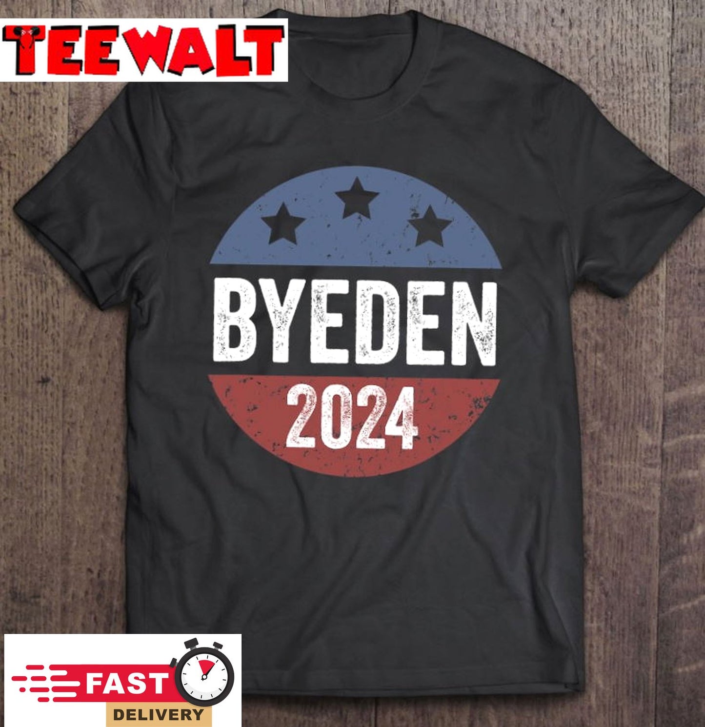 Bye Den 2024 Byeden Button Funny Anti Joe Biden T Shirt