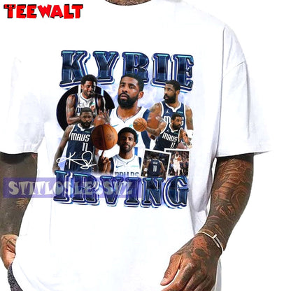 Classic 90s Kyrie Irving Basketball Shirt, Unique Tank Top Gift For Basketball Lovers