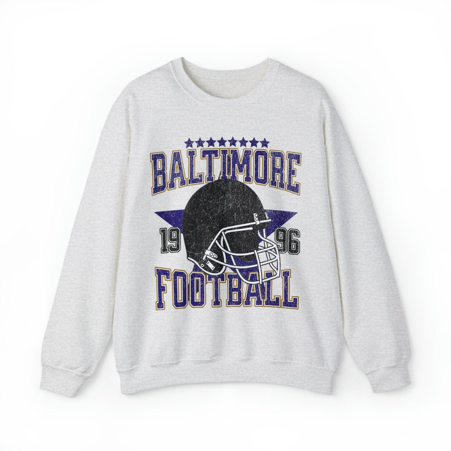 Baltimore Football Sweatshirt, Retro Lamar Jackson Crewneck, Vintage Style