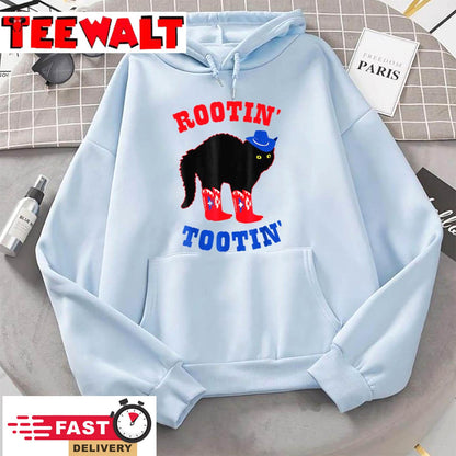 Rootin And Tootin Cowboy Cat T-Shirt