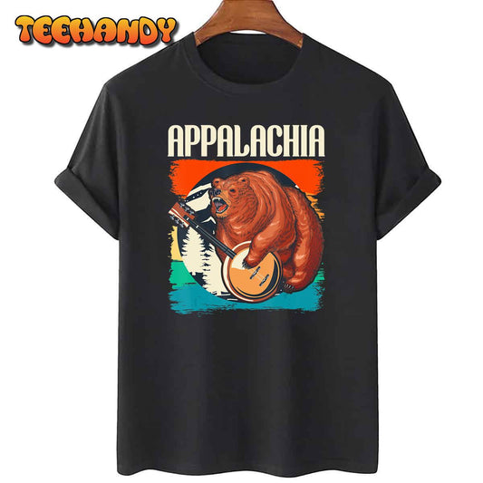 Appalachia - Vintage Banjo Player Bluegrass Musician T-Shirt