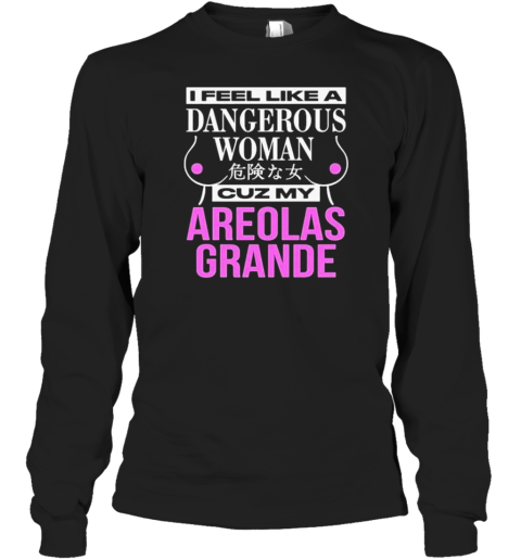 I Feel Like A Dangerous Woman Cuz My Areolas Grande T-Shirt