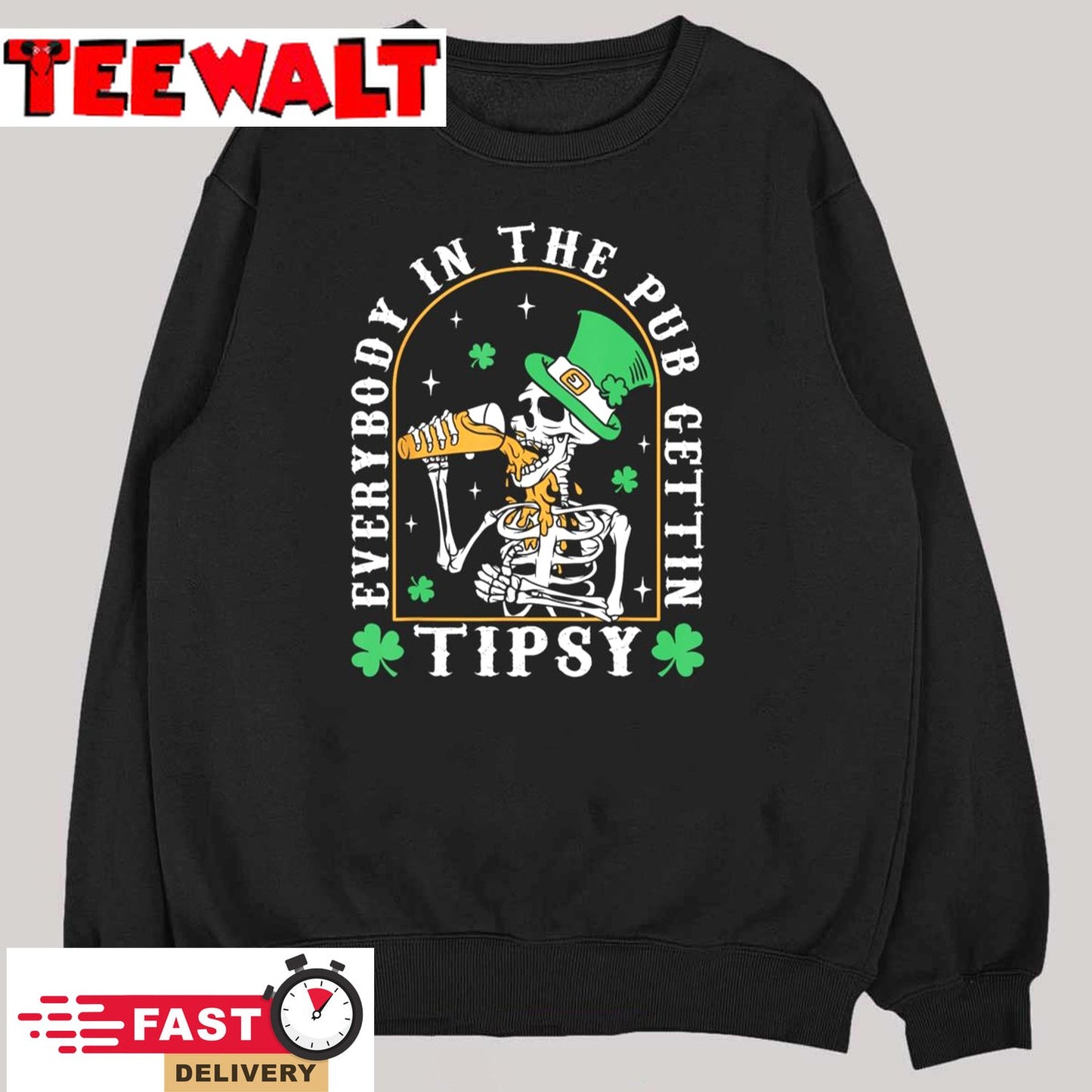 Everybody In The Pub Getting Tipsy St Patricks Day Men Boys T-Shirt