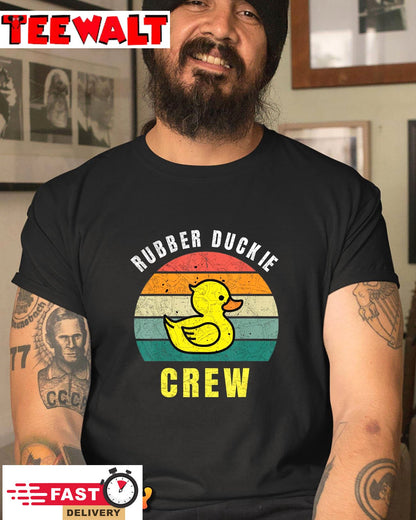 Rubber Duckie Crew T-Shirt - Funny Rubber Duck T-Shirt