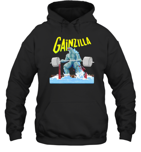 Gainzilla Godzilla Weightlifting Gym T-Shirt