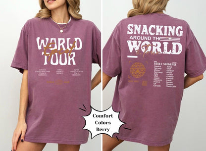 Snack Around The World Magic Mouse Theme Park Comfort Shirt