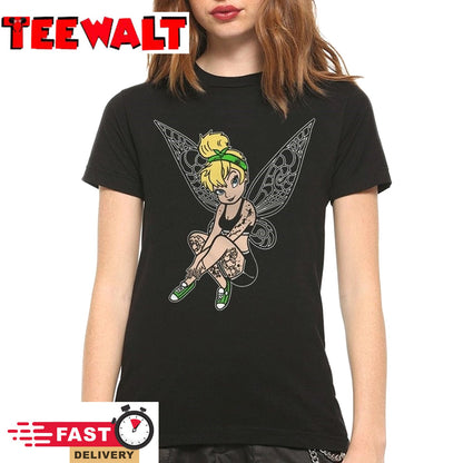 Tinker Bell Rock Style Unisex T-Shirt