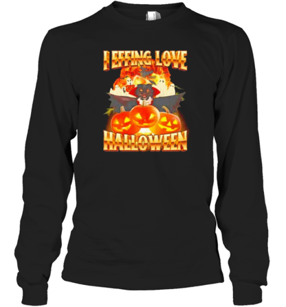 I Effing Love Halloween Cat Dracula T-Shirt