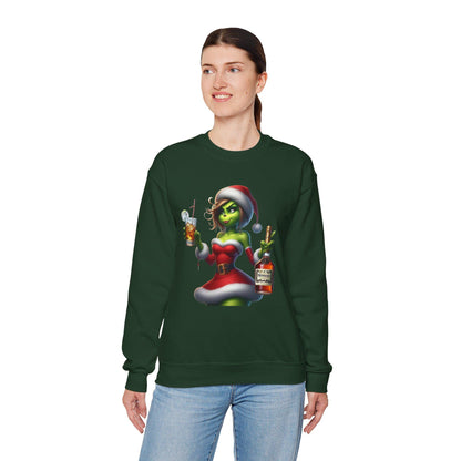 Bougie Grinch Girl Funny Festive Holiday Ugly Christmas