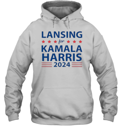 Lansing For KAMALA HARRIS For PRESIDENT 2024 T-Shirt