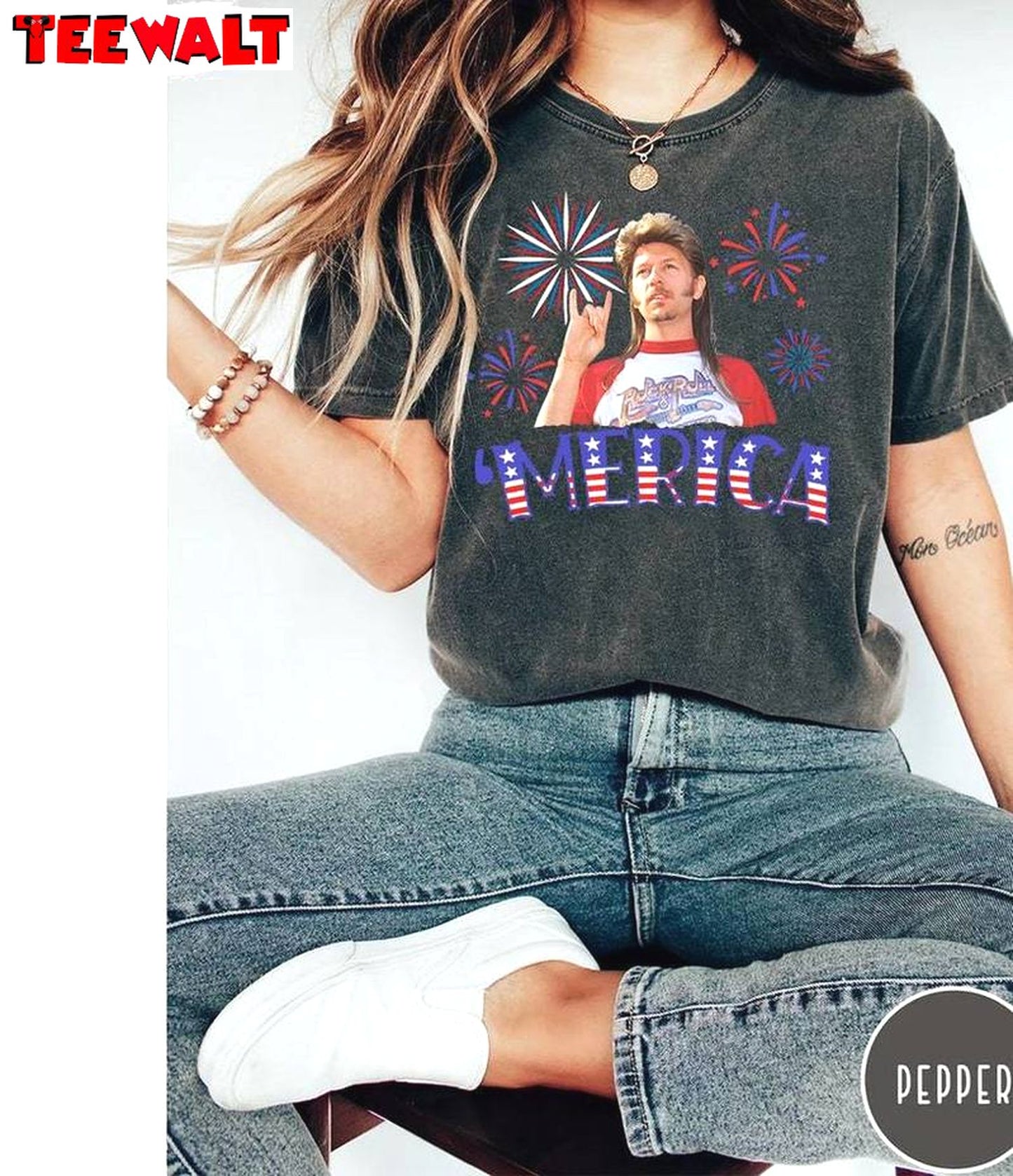 Comfort Colors Joe Dirt 4th Of July Shirt, Independence Day Short Sleeve Crewneck