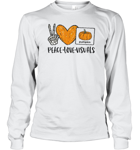 Peace Love Visuals Teacher T-Shirt