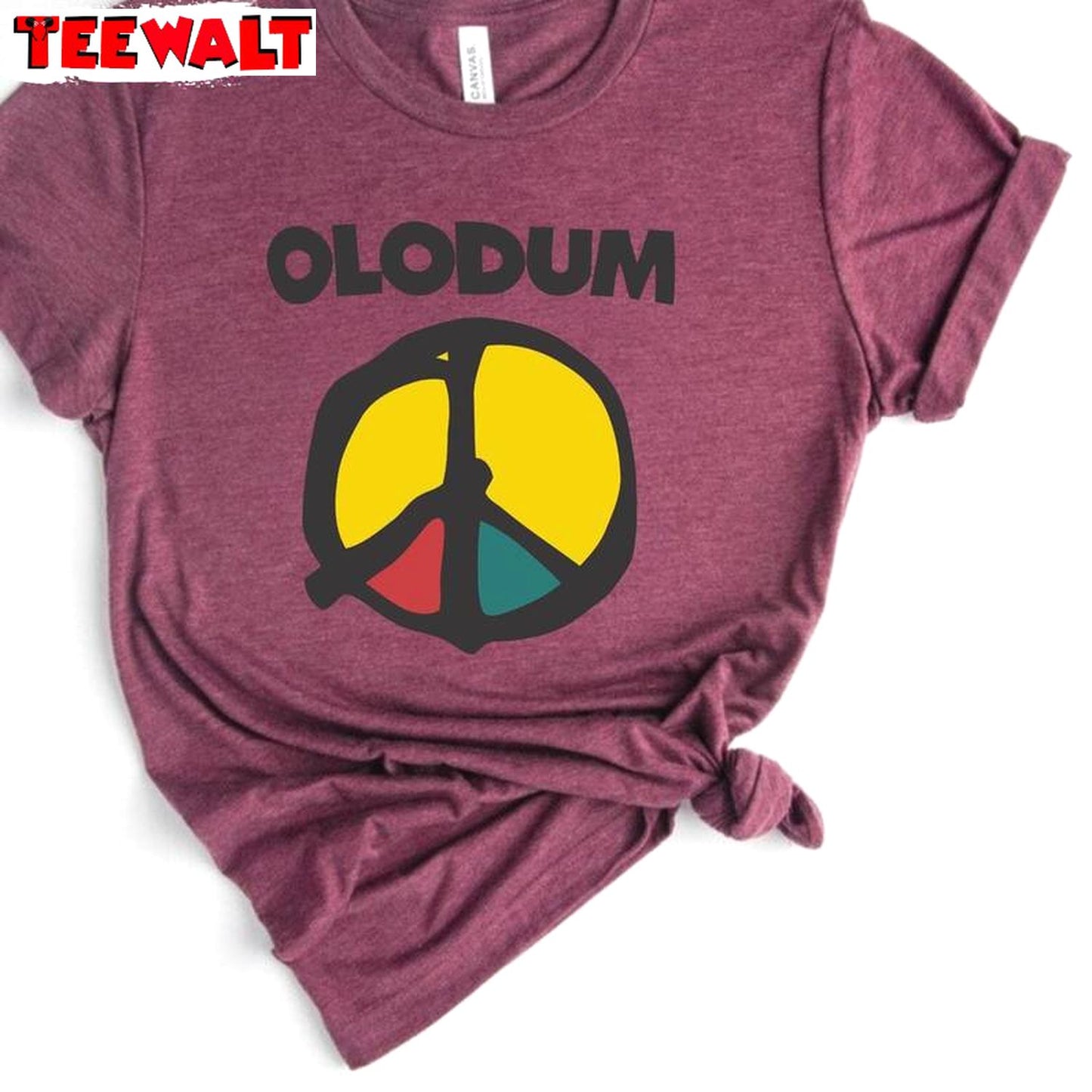 Awesome Peace Logo Symbol Sweatshirt , New Rare Olodum Shirt Long Sleeve