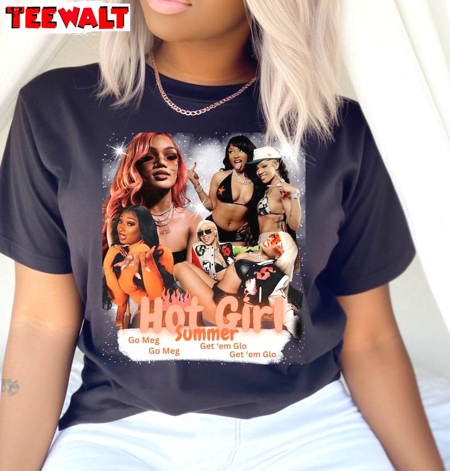 Hot Girl Summer Tour Comfort Short Sleeve , Megan Thee Stallion