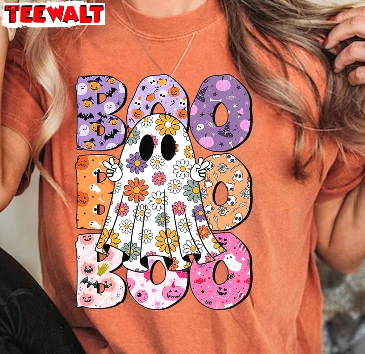 Boo Halloween Limited Unisex Hoodie, Comfort Spooky Season Tee Tops Sweater