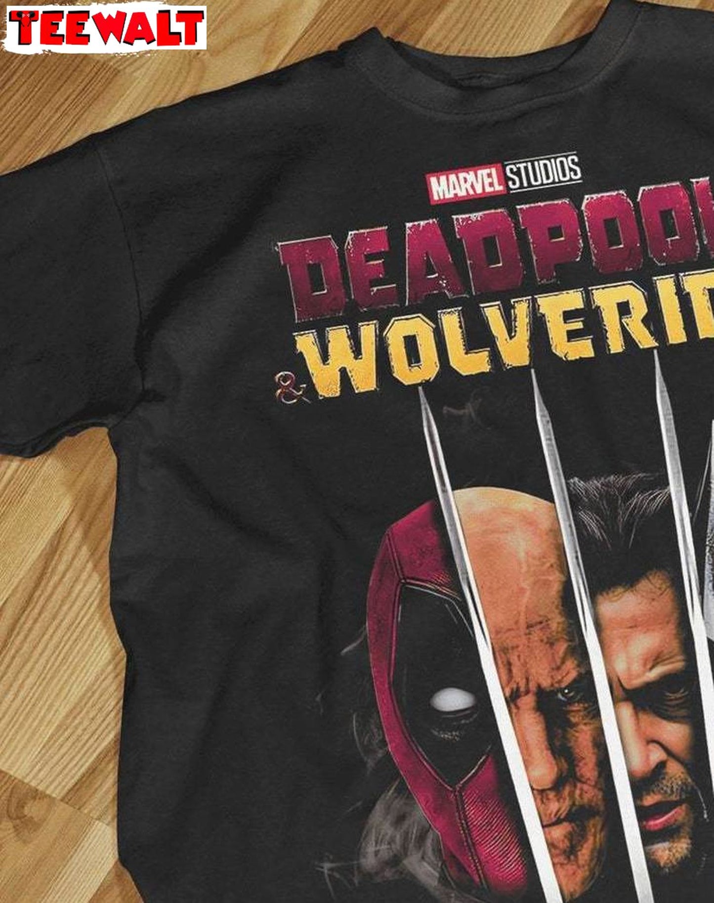 Modern Deadpool And Wolverine Shirt, Comfort Halftones Short Sleeve