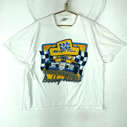 NHRA Drag Racing T-Shirt 1997 Bobby Rahal Miller Lite XL