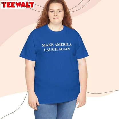 2024 Make America Laugh Again Shirt, For The People Short Sleeve Tank Top