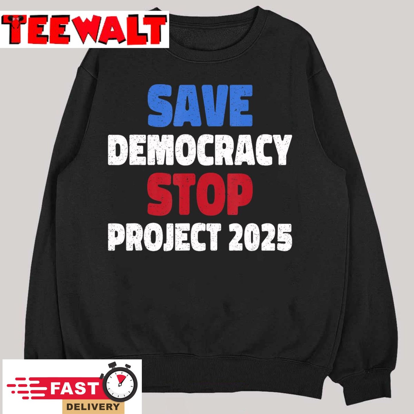 Save Democracy Stop Project 2025 Presidential Election T-Shirt