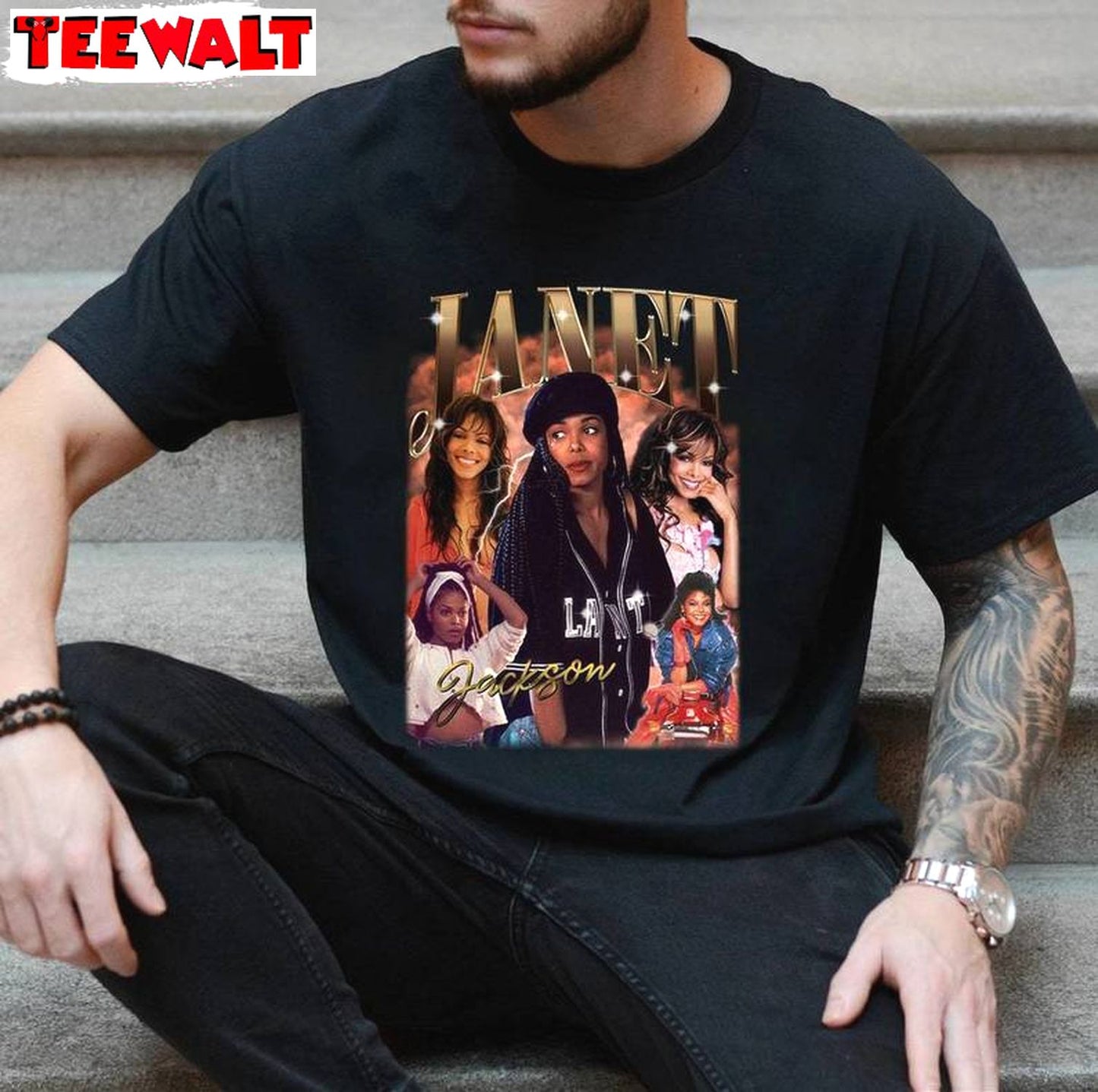 Janet Jackson Tour Inspirational Shirt, Janet Jackson Rock Style Long Sleeve Tee Tops