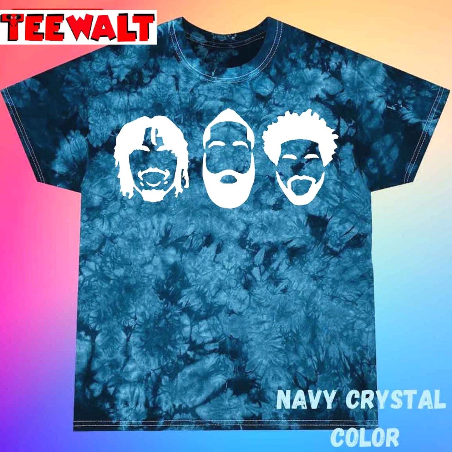 Big 3 Philadelphia Sixers Star Basketball Players James Harden Joel Embiid Tyrese Maxey Tie Dye Tee