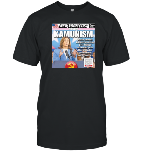 New York Post Kamunism Kamala Harris 2024 T-Shirt