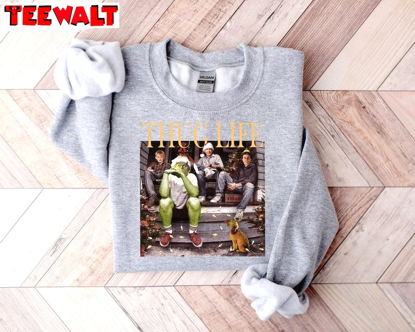 Thug Life Christmas Sweatshirt, Xmas Movie Sweater