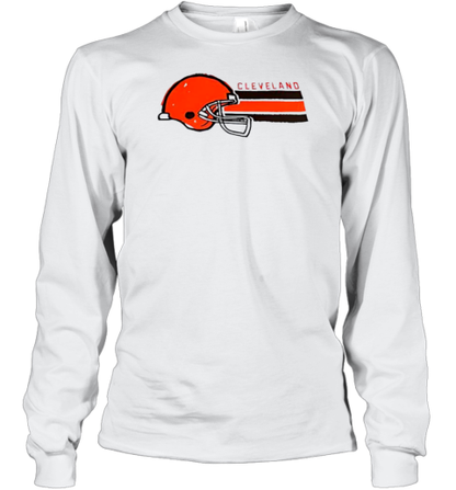 Helmet Cleveland Horizontal Lines T-Shirt