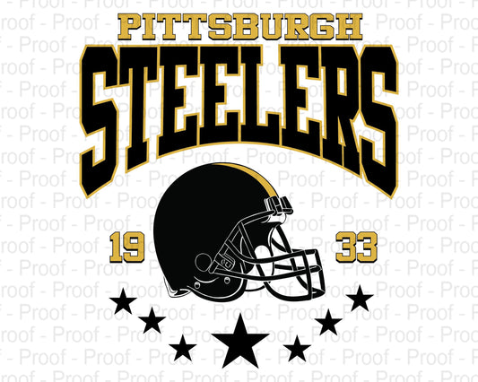 Steelers Football Mascot , , Ai For Cricut & Sublimation