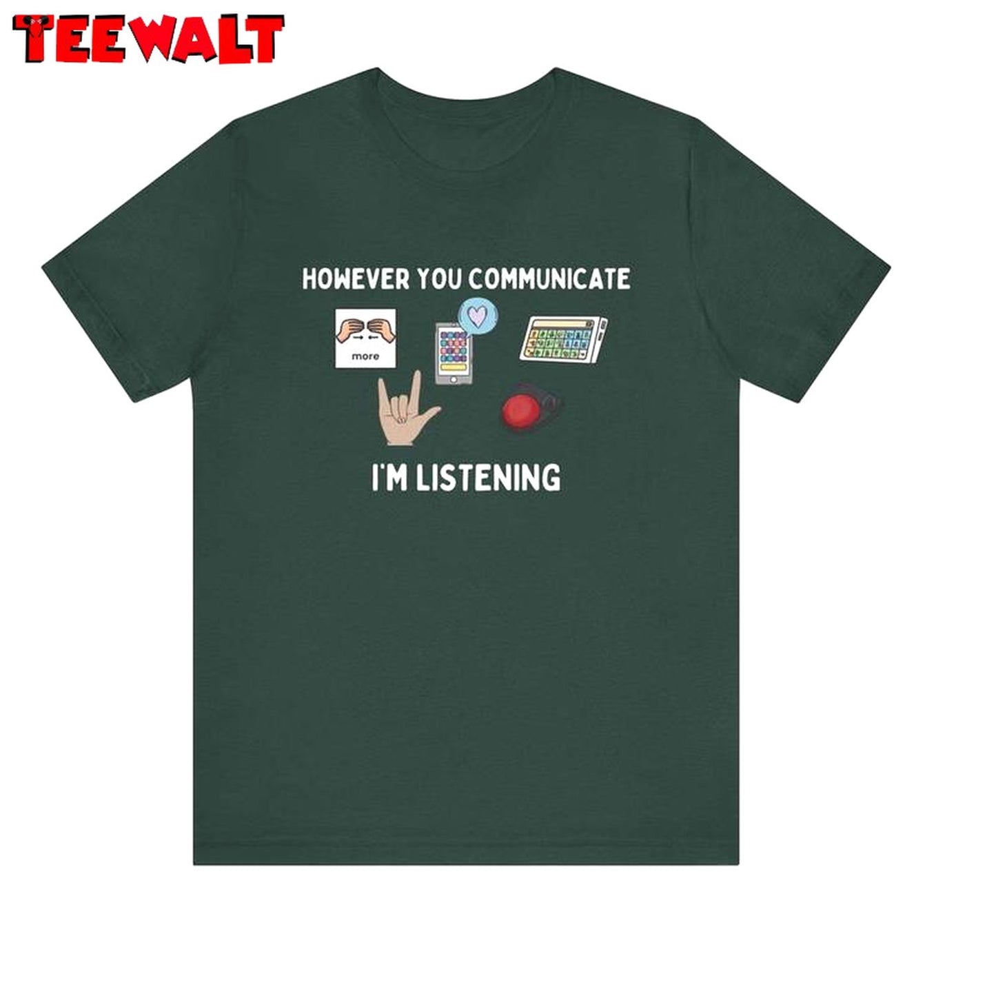 However You Communicate Sweatshirt , Modern I'm Listening Crewneck